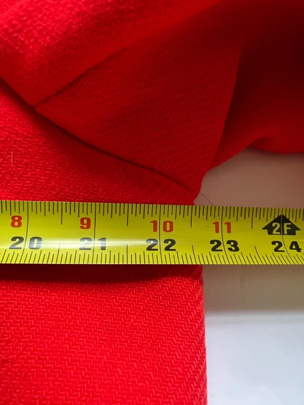 J CREW CHATEAU PARKA IN ITALIAN STADIUM CLOTH WOOL COAT RED- Size 16 - Picture 10 of 13